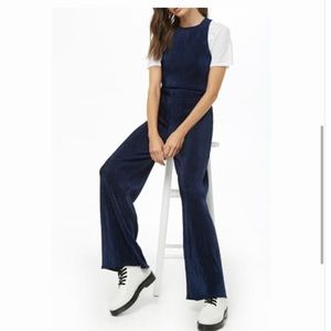 Forever 21 Ribbed Velvet Jumpsuit